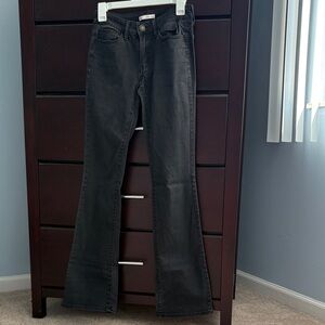 Women's Black Low Rise Bootcut Jeans